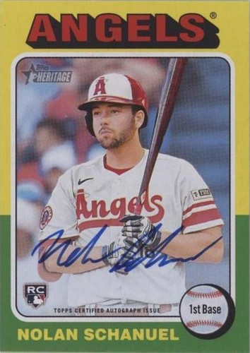 2024 Topps Heritage - Nolan Schanuel #ROA-NS