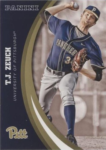 2016 Panini Pitt Panthers - T.J. Zeuch #25
