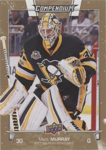 2017-18 Upper Deck Compendium - Matt Murray #499