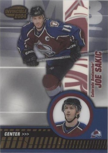 2003-04 Pacific Invincible - Joe Sakic #25