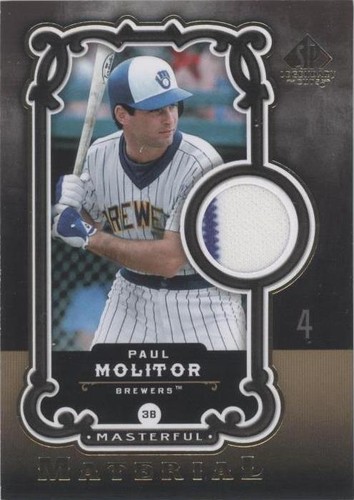 2007 SP Legendary Cuts - Paul Molitor #MM-PM