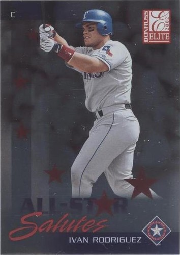 2002 Donruss Elite - Ivan Rodriguez #AS 18