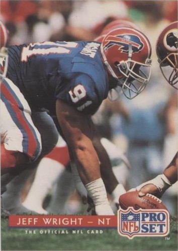1992 Pro Set Jeff Wright #107