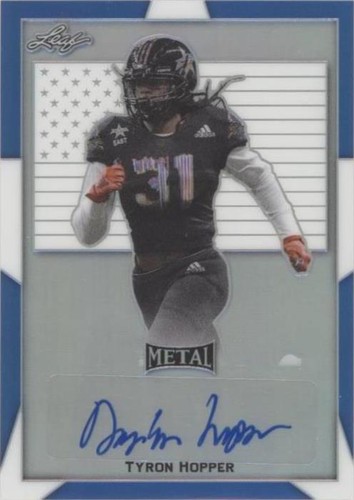 2019 Leaf Metal U.S. Army All-American Bowl Tyron Hopper #BA-TH1