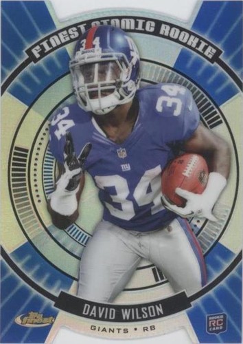 2012 Topps Finest David Wilson #FAR-DW