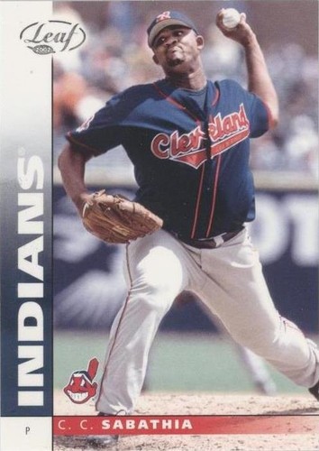 2002 Leaf - C.C. Sabathia #19