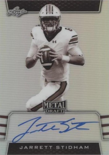 2019 Leaf Metal Draft Jarrett Stidham #SV-JS1
