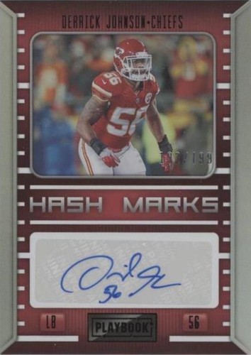 2022 Panini Playbook Derrick Johnson #HM-DJ