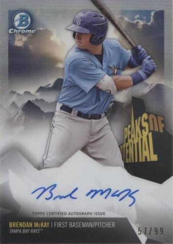 2018 Bowman Chrome - Brendan McKay #PPA-BMC