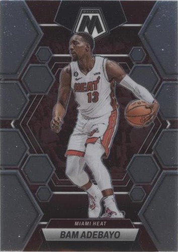 コレクション bam adebayo RC prizm mosaic 2022-23 Panini Mosaic Choice Fusion Red & Yellow Prizm /88