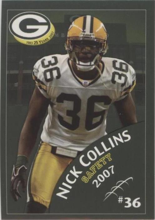 2007 Green Bay Packers Police Nick Collins #20