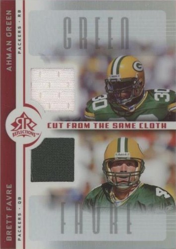 2005 Upper Deck Reflections Ahman Green Brett Favre #CC-GF