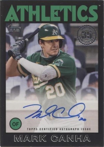 2021 Topps Update Series - Mark Canha #86B-MC