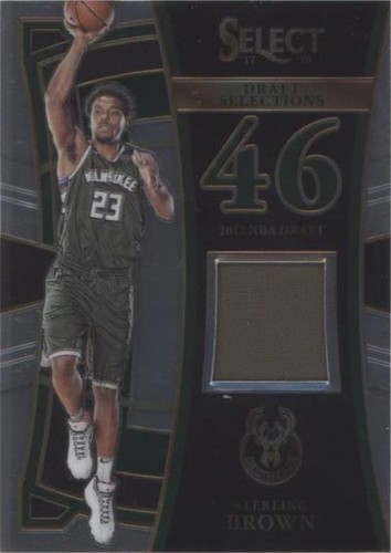 STERLING BROWN 2017-18 Panini Prizm Rc #188 Milwaukee Bucks