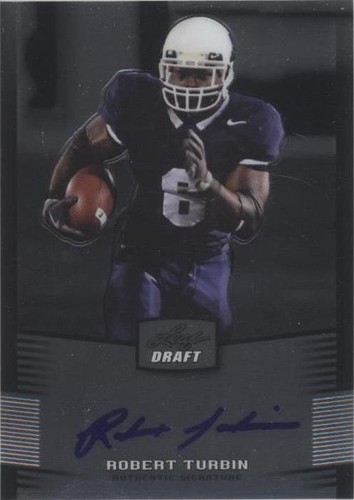 2012 Leaf Metal Draft Robert Turbin #RT1