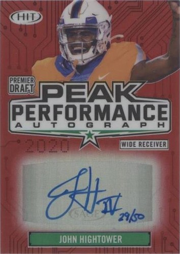 2020 Sage Hit John Hightower IV #PKA-JH