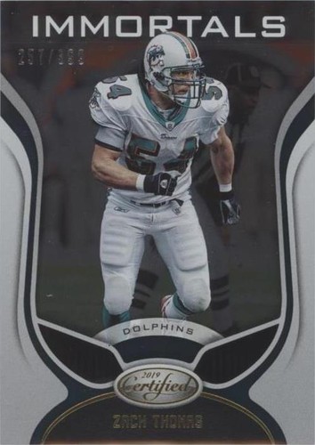 2019 Panini Certified Zach Thomas #130