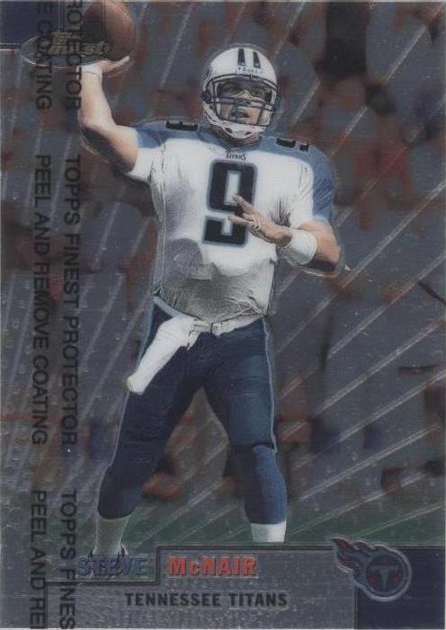 1999 Topps Finest Steve McNair #35
