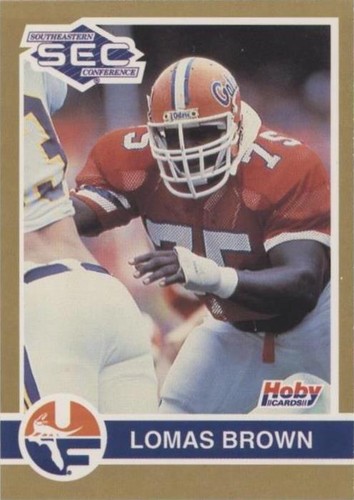 1991 Hoby Stars of the SEC Lomas Brown #104