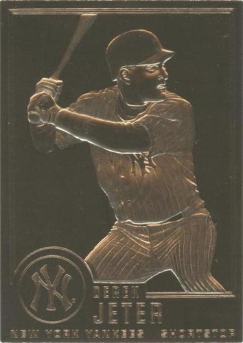 1995-10 Danbury Mint 22K Gold - Derek Jeter #60