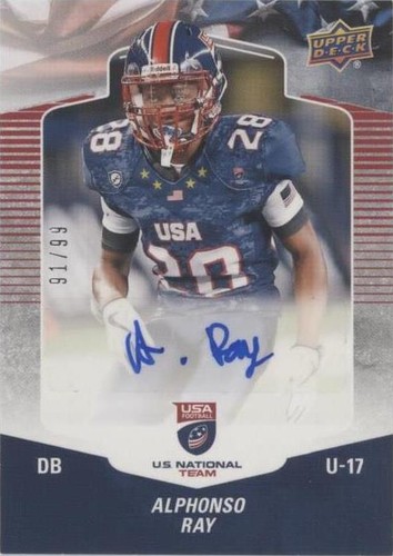 2018 Upper Deck USA Football Alphonso Ray #A-25