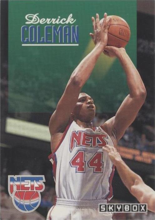 Skybox 1992-93 - Derrick Coleman #154