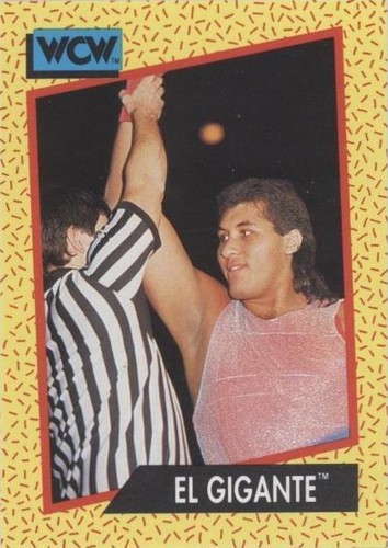1991 WCW/WWE Impel #91 El Gigante Giant Gonzalez near mint | eBay