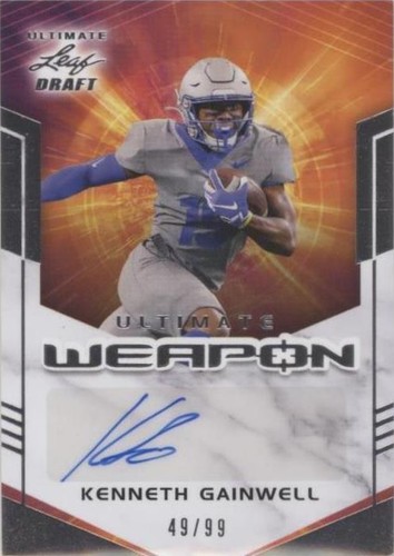 2021 Leaf Ultimate Draft Kenneth Gainwell #UW-KG1