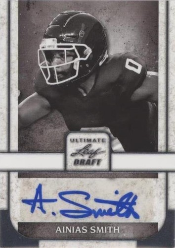 2022 Leaf Ultimate Draft Ainias Smith #PA-AS3