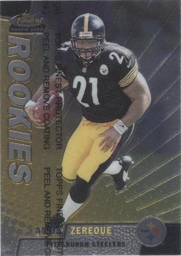 1999 Topps Finest Amos Zereoue #155