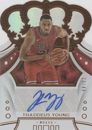 2019-20 Panini Crown Royale - Thaddeus Young #CA-TYG