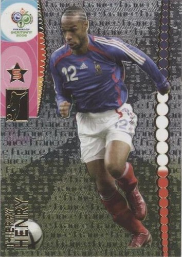 Thierry Henry 2002 Panini World Cup Korea & Japan Soccer #62