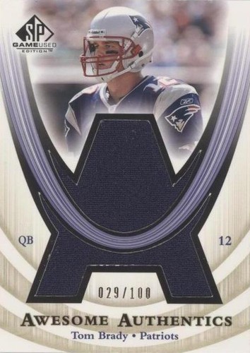 2004 SP Game Used Edition Tom Brady #AA-TB