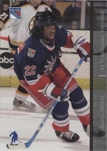 2003-04 In the Game Be A Player Memorabilia - Anson Carter #10