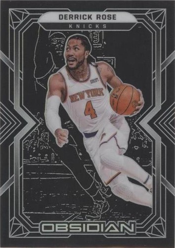2021-22 Panini Obsidian - Derrick Rose #38