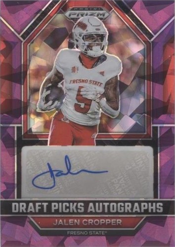 2023 Panini Prizm Draft Picks Jalen Cropper #DPA-JCR
