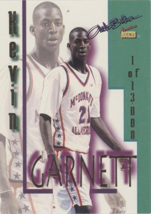Signature Rookies Autobilia 1995 - Kevin Garnett #5
