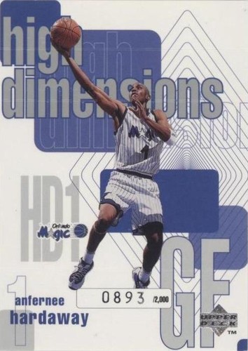 Anfernee 'Penny' Hardaway Signed Mini Basketball UDA Upper