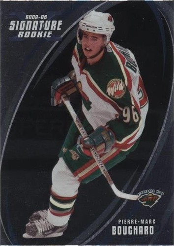 2002-03 In the Game Be A Player Signature Series - Pierre-Marc Bouchard #196
