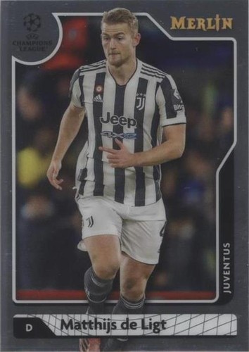 2021-22 Topps Merlin Collection Chrome UCL Matthijs de Ligt #28