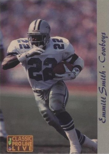 1993 Classic Pro Line Live Emmitt Smith #62