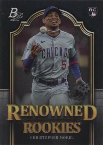 2021 Christopher Morel Bowman Platinum Green Foilboard TOP 2021 Christopher Morel Bowman Platinum Green Foilboard TOP