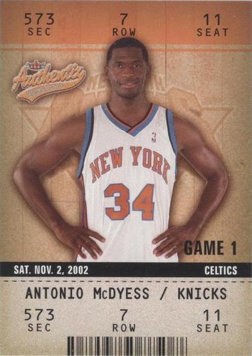 2002-03 Fleer Authentix - Antonio McDyess #46