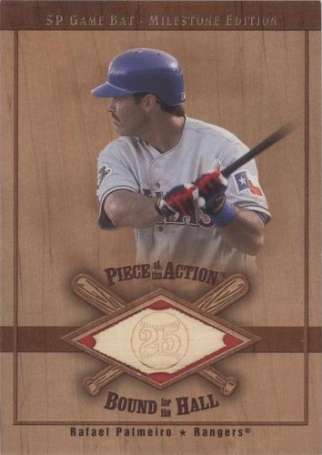 2001 SP Game Bat Edition Milestone - Rafael Palmeiro #B-RP