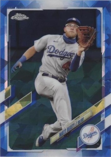 2021 Topps Chrome Update Series Sapphire Edition - Matt Beaty #US294