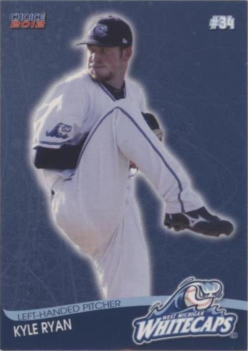 2012 Choice West Michigan Whitecaps - Kyle Ryan #17