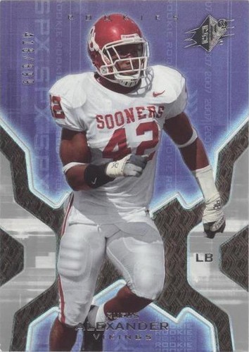 2007 SPx Rufus Alexander #158