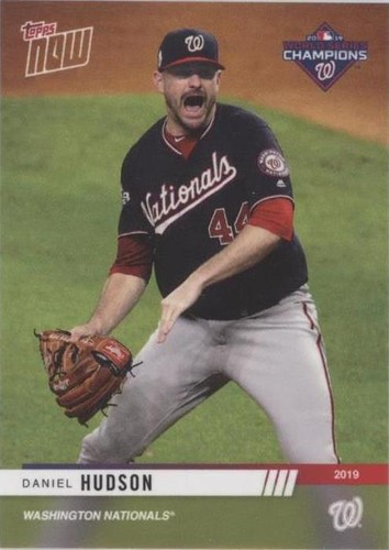 2019 Topps Now - Daniel Hudson #WSC-19