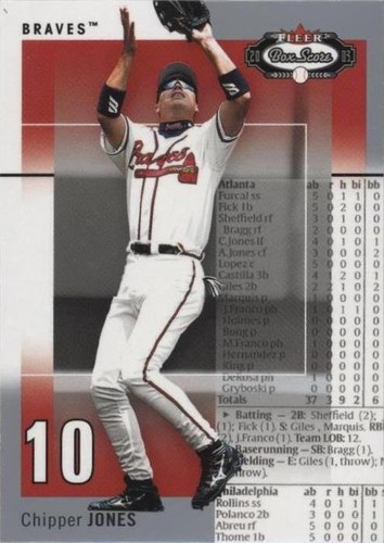2003 Fleer Box Score - Chipper Jones #32