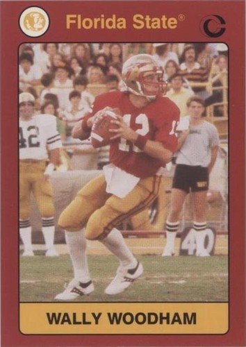 1991 Collegiate Collection Florida State Seminoles Wally Woodham #37